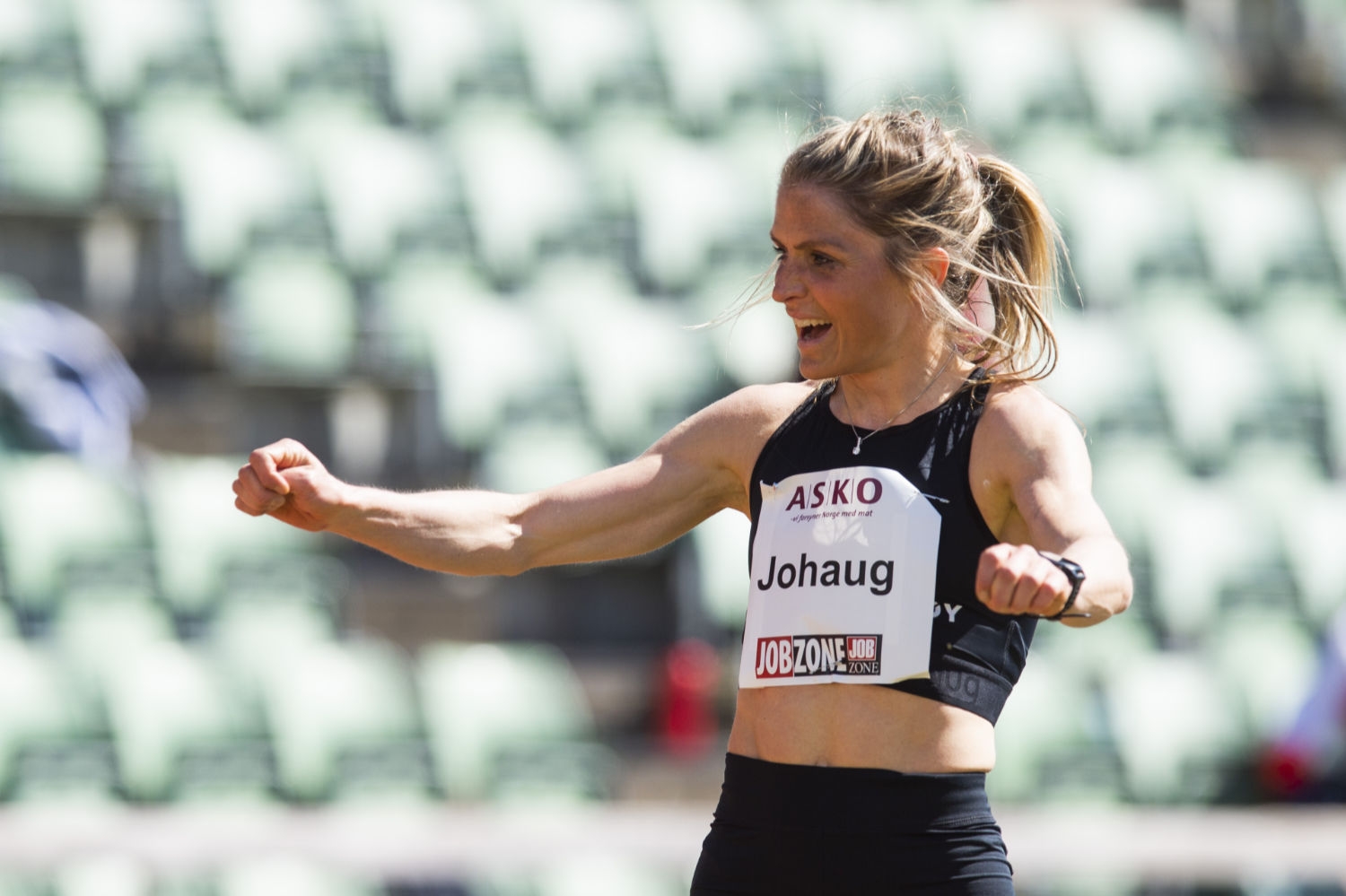 Therese Johaug skal løpe maraton i Valencia i desember. Her er hun fra et løp i 2021.