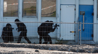 Delta (politiets beredskapstropp) under en demonstrasjon arrangert av Politidirektoratet i samarbeid med Oslo politidistrikt og Politiets sikkerhetstjeneste.