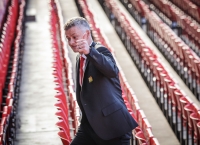 Ole Gunnar Solskjær møtte pressen på Old Trafford torsdag ettermiddag, etter at det ble det klart at han får managerjobben for Manchester United på fast basis.