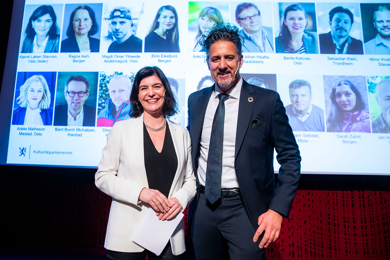 Kjersti Løken Stavrum leder ytringsfrihetskommisjonen som ble presentert av kultur- og likestillingsminister Abid Q. Raja (V) i Oslo i fjor.