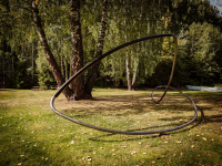 Skulptur 1, 2022 av Tone Vigeland. Kistefos Museum.